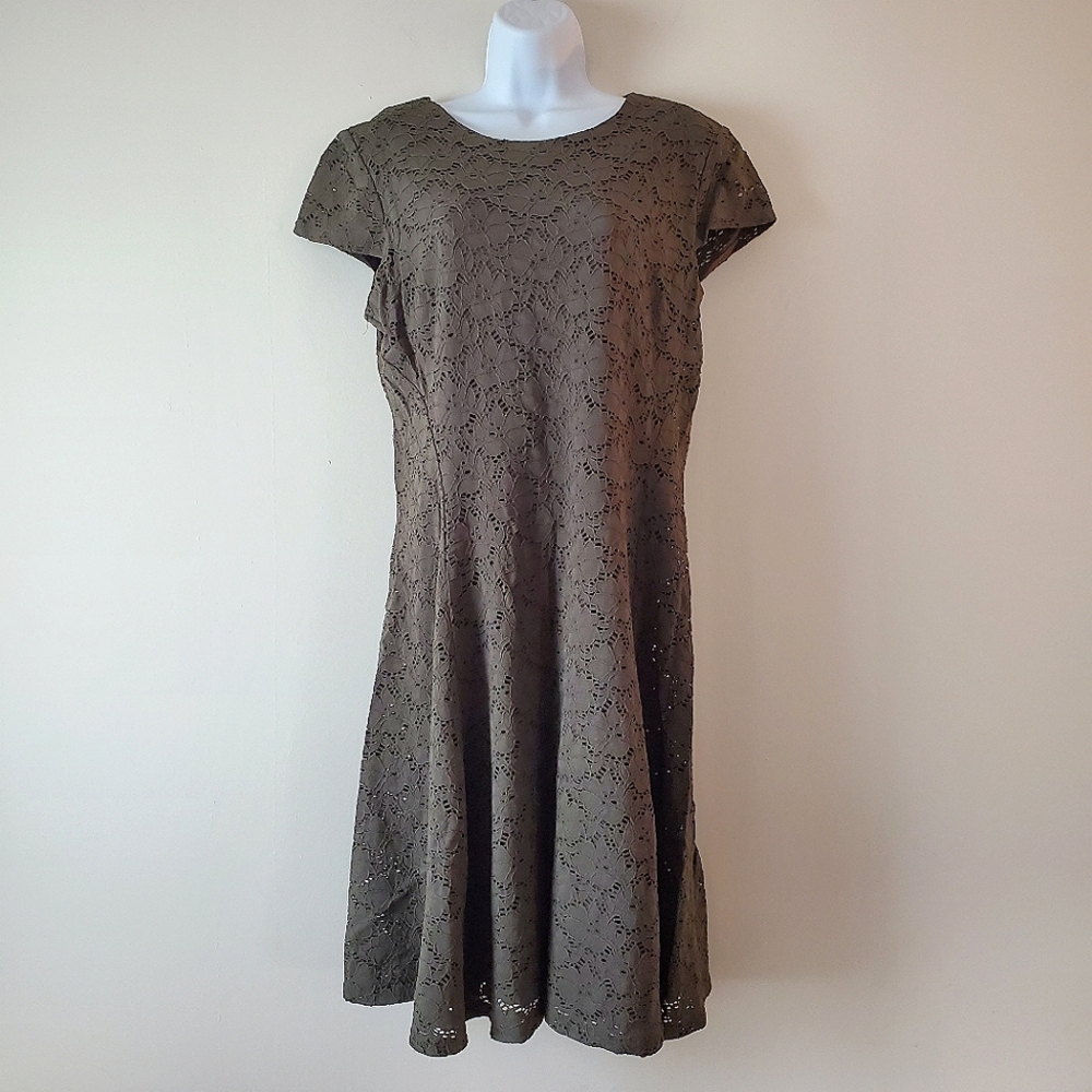 Alfani Green Lace Dress